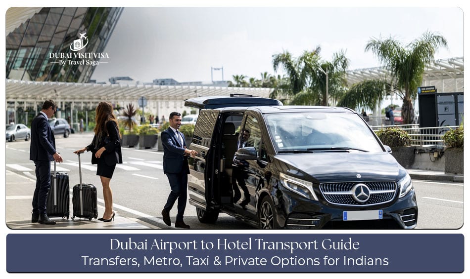Dubai Airport to hotel transport guide with taxis, metro, and transfer options
