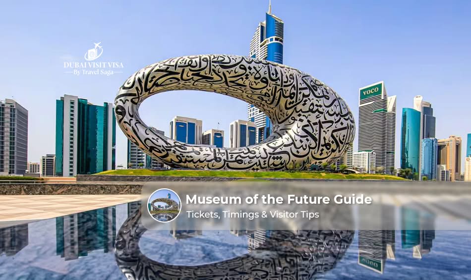 Visitors exploring the futuristic architecture and exhibits at Museum of the Future Dubai